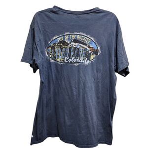 Taylor Park Colorado Graphic Tee XL Blue Mountains Jeep Outdoors Travel Shirt